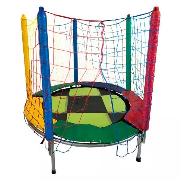 Cama Elástica Multicolorida Xadrez 1,40