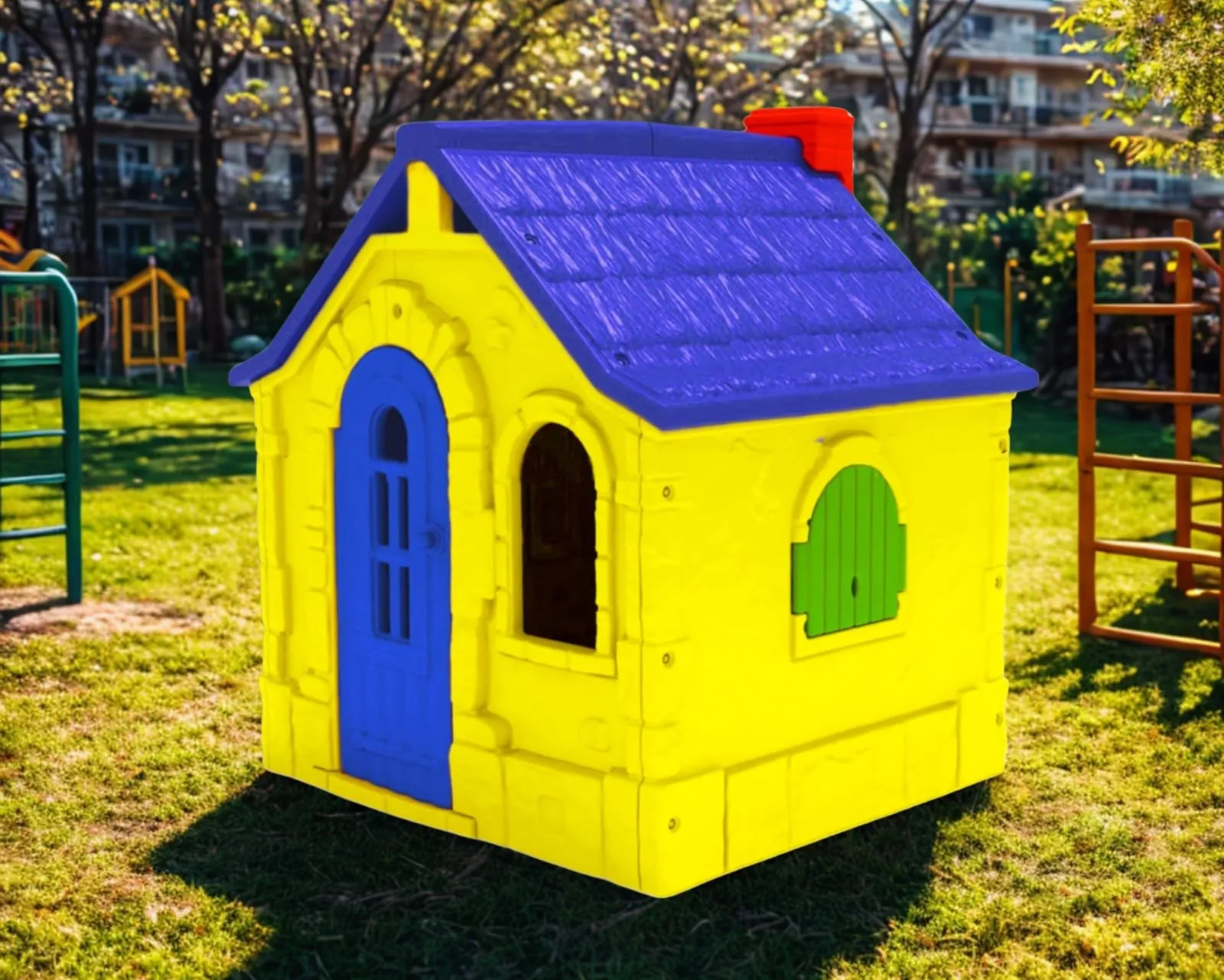 Casinha multicolor