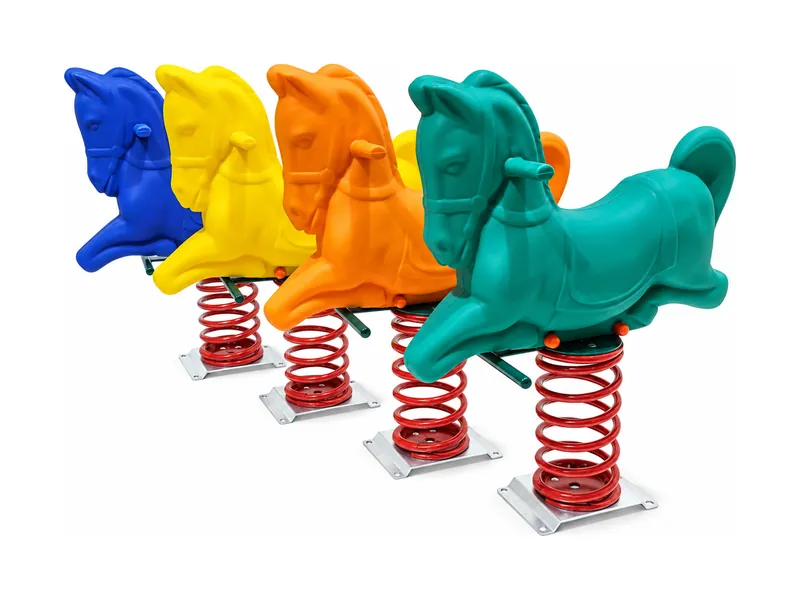 Cavalinho de mola RBplayground Multicolor