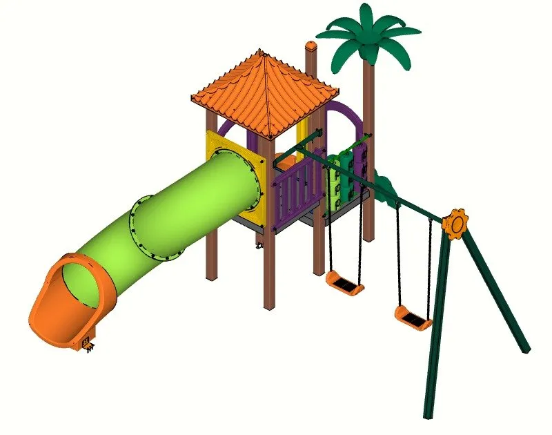 Luminni Play Lagoa com balanço