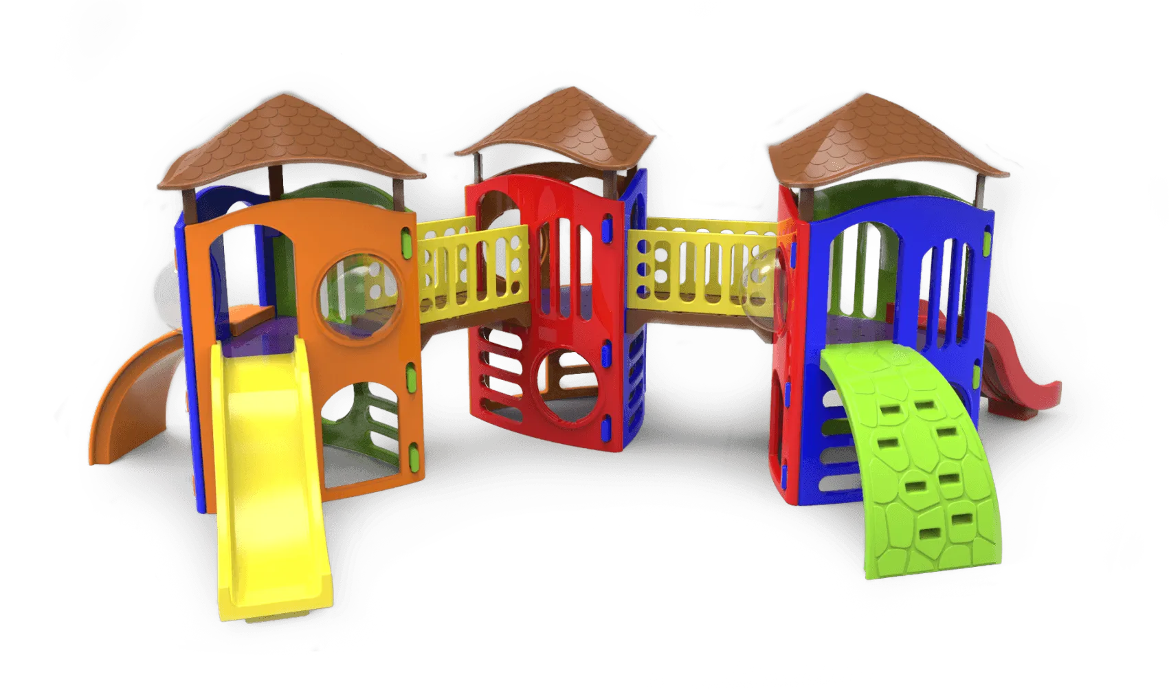 Play Modular Big Climber III c/ 02 Pontes e Telhado