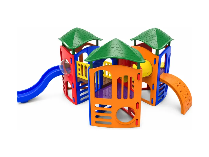 Play Modular Big Climber III c/  Ponte, Tubo e Telhado