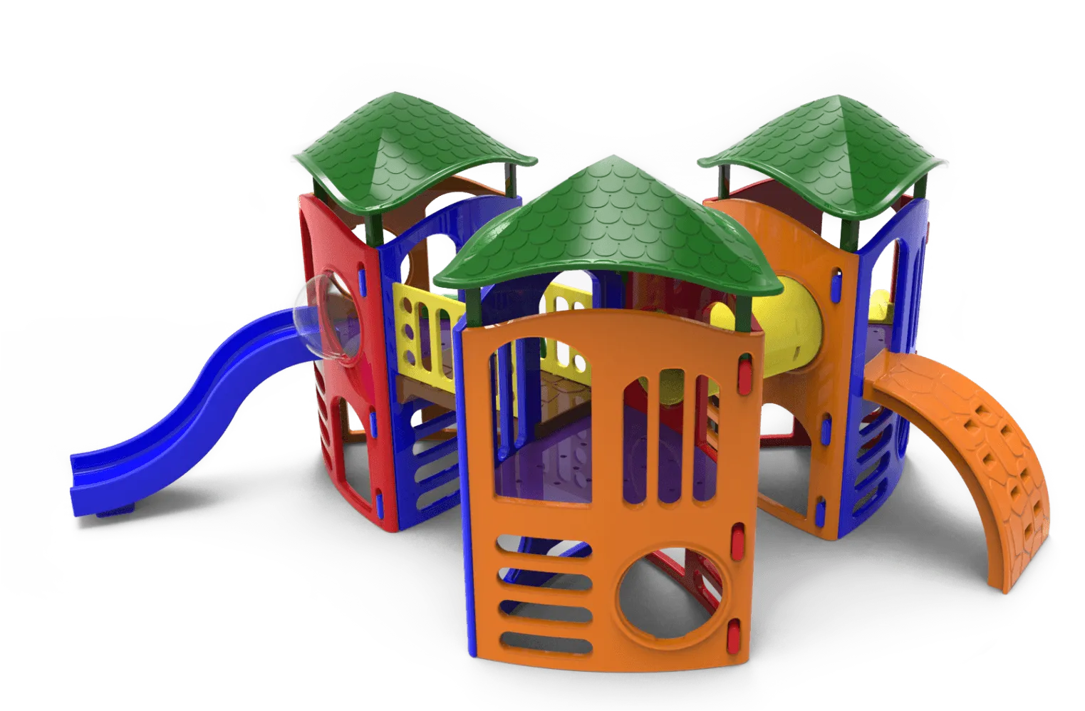 Play Modular Big Climber III c/ Ponte, Tubo e Telhado