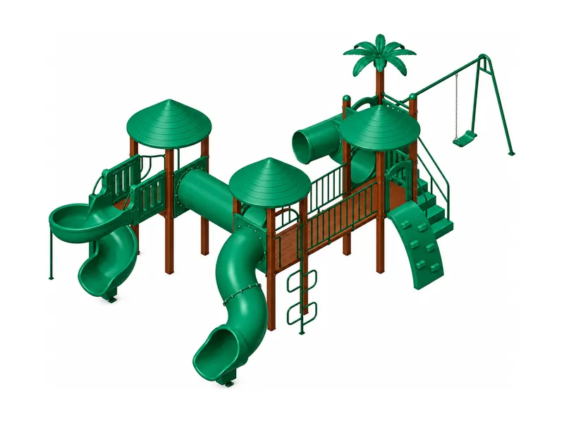 Playground Madeira Plástica Santorini RBplayground